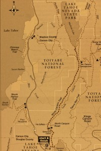 Marlette Lake Map