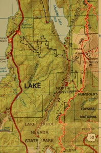 Map Marlette Lake