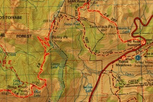 Topo Map to Relay Peak
